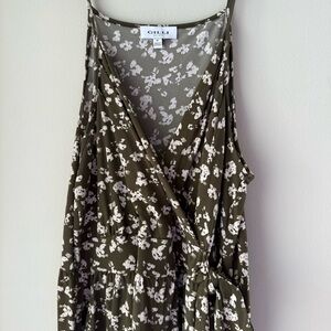 Floral Sleeveless Jumpsuit